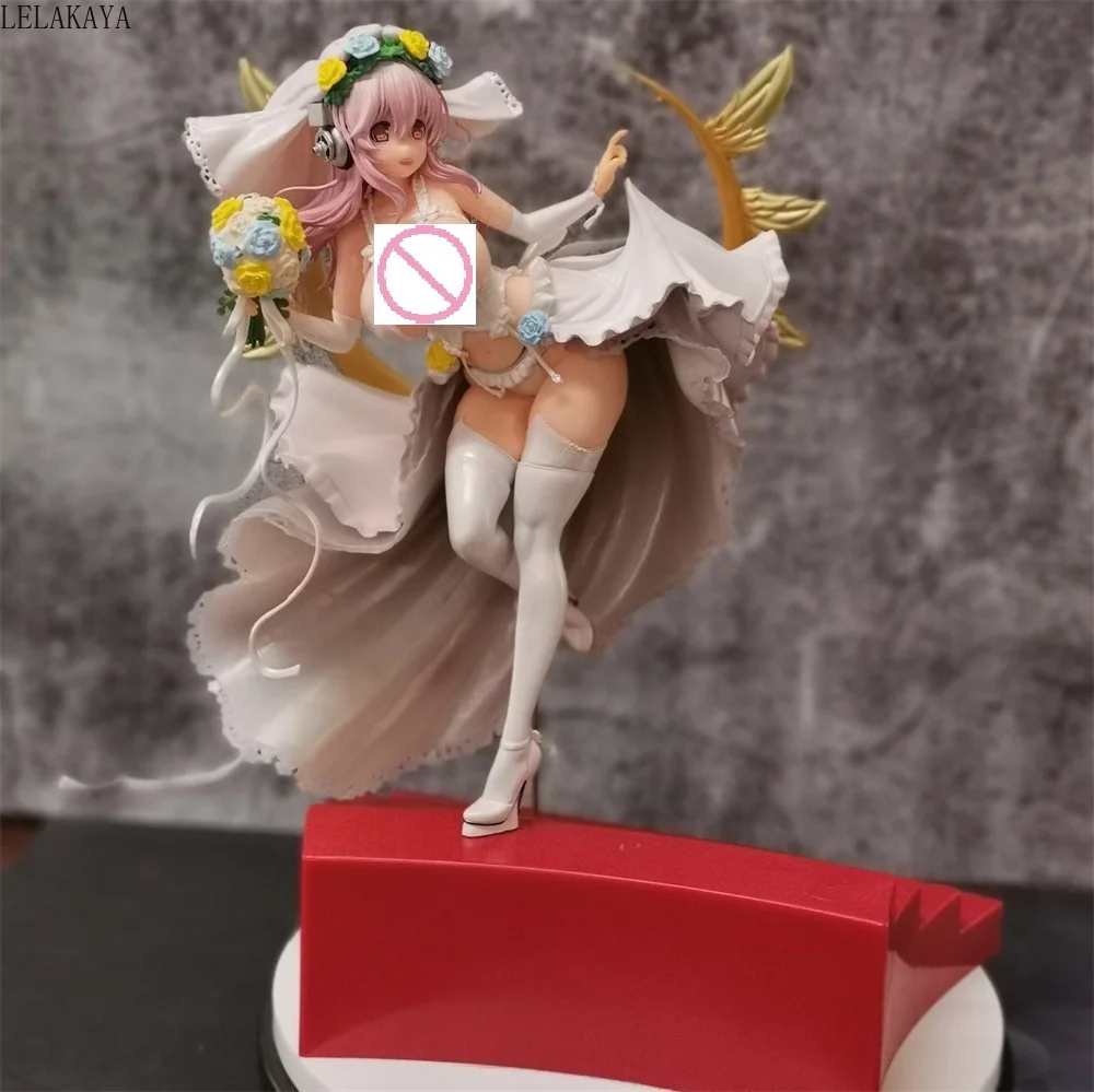 Новое свадебное платье в стиле аниме Super Sonico на 10 ю годовщину 30 см Роскошная
