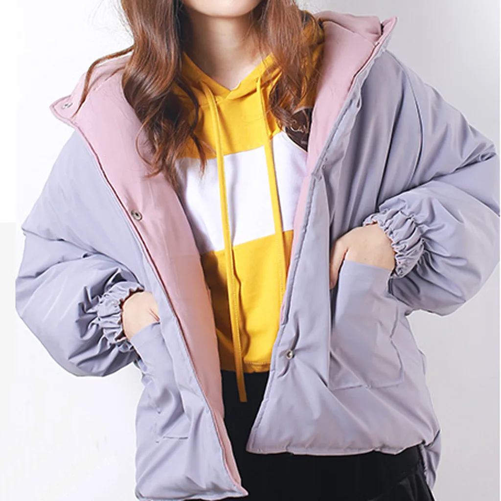 Модная зимняя женская парка в Корейском стиле коллекция 2019 года свободные