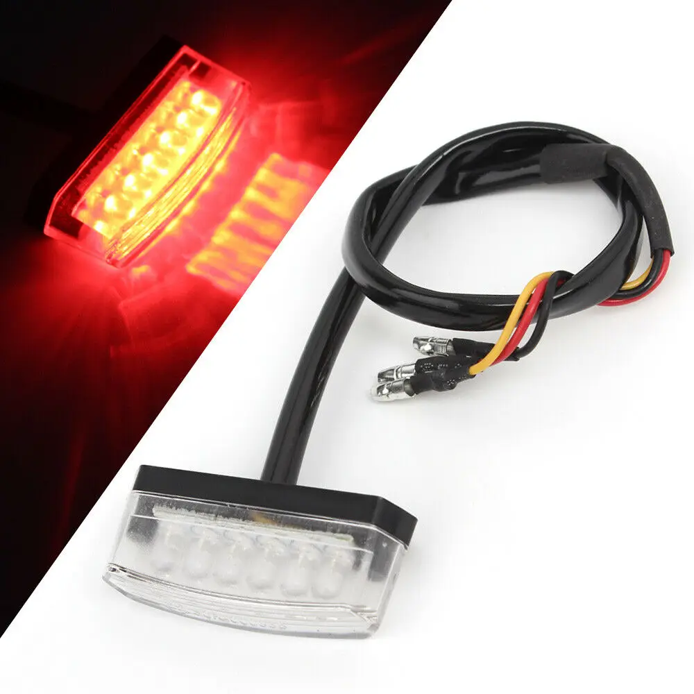 

Motorcycle Mini 6LED Tail Light Rear Lighting Moto Tail Brake Light Indicator Lamp Motorcycle Accessories For ATV Quad Kar
