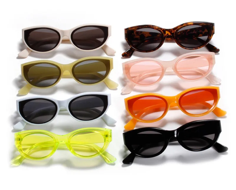 Роскошные модные солнцезащитные очки кошачий глаз женские винтажные Черные