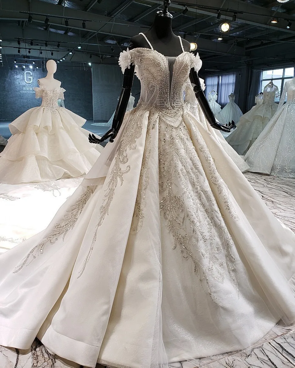 Великолепное бальное платье свадебное с кристаллами Vestido De Novia Princesa винтажное