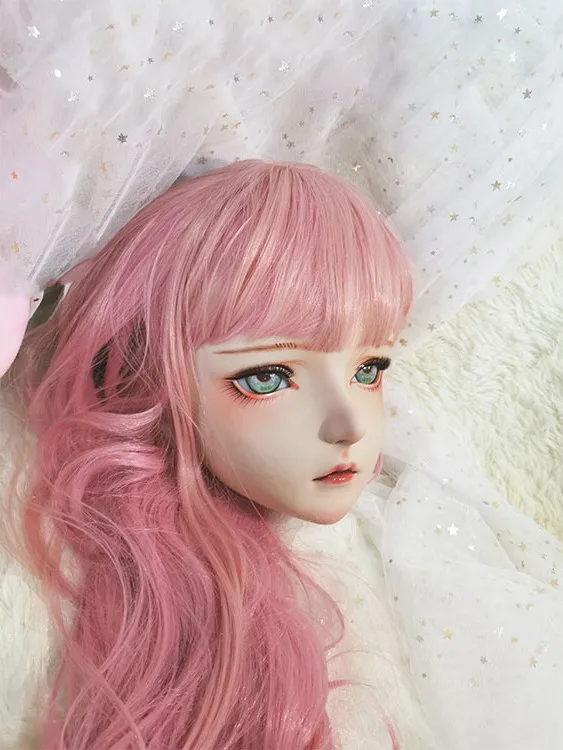 

(Dollkii 26) Женская каучуковая косплей BJD перекрестная одевающаяся маска-кигуруми аниме ролевая игра партия ранняя маска