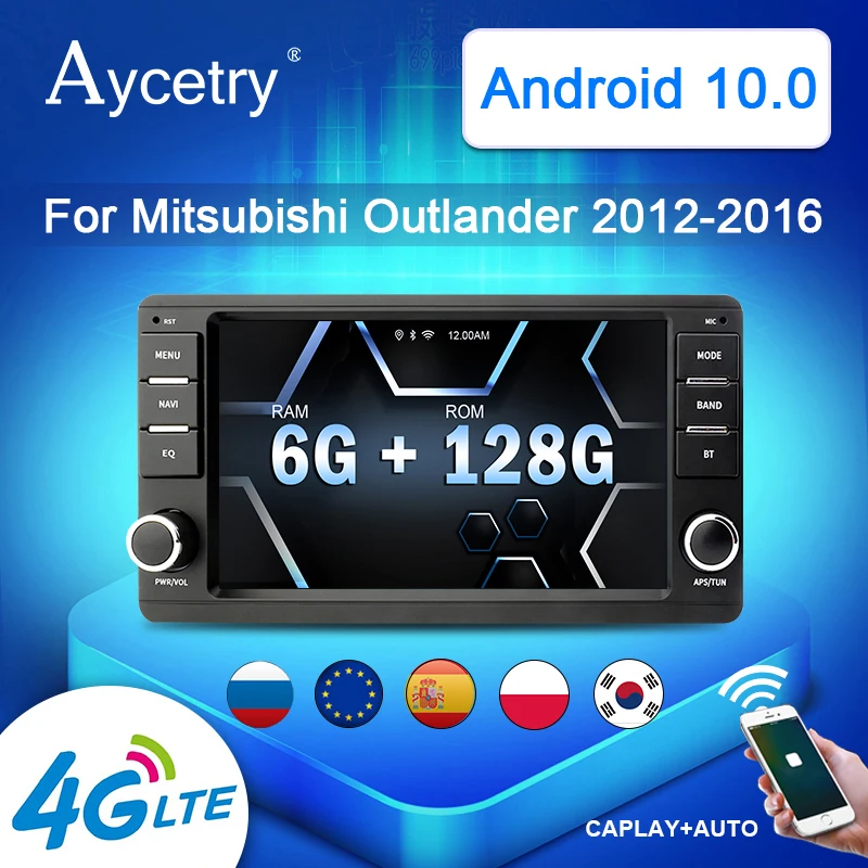 Автомагнитола Carplay 2 din мультимедийная стерео-система на Android 10 с GPS Навигатором