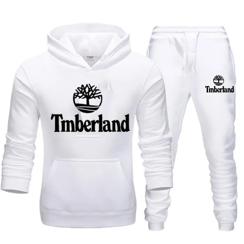 

New men's hoodie suit sportswear sweatshirt suit wool hoodie + sweatpants jogging men's pullover 3XL sportswear men