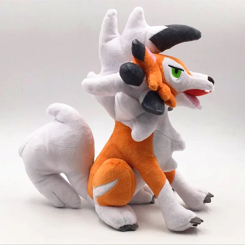 Игрушка плюшевая в виде покемона игрушка Зверюшка Lycanroc дневное время суток