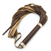 soft faux leather wand with straps for horse riding equestrian