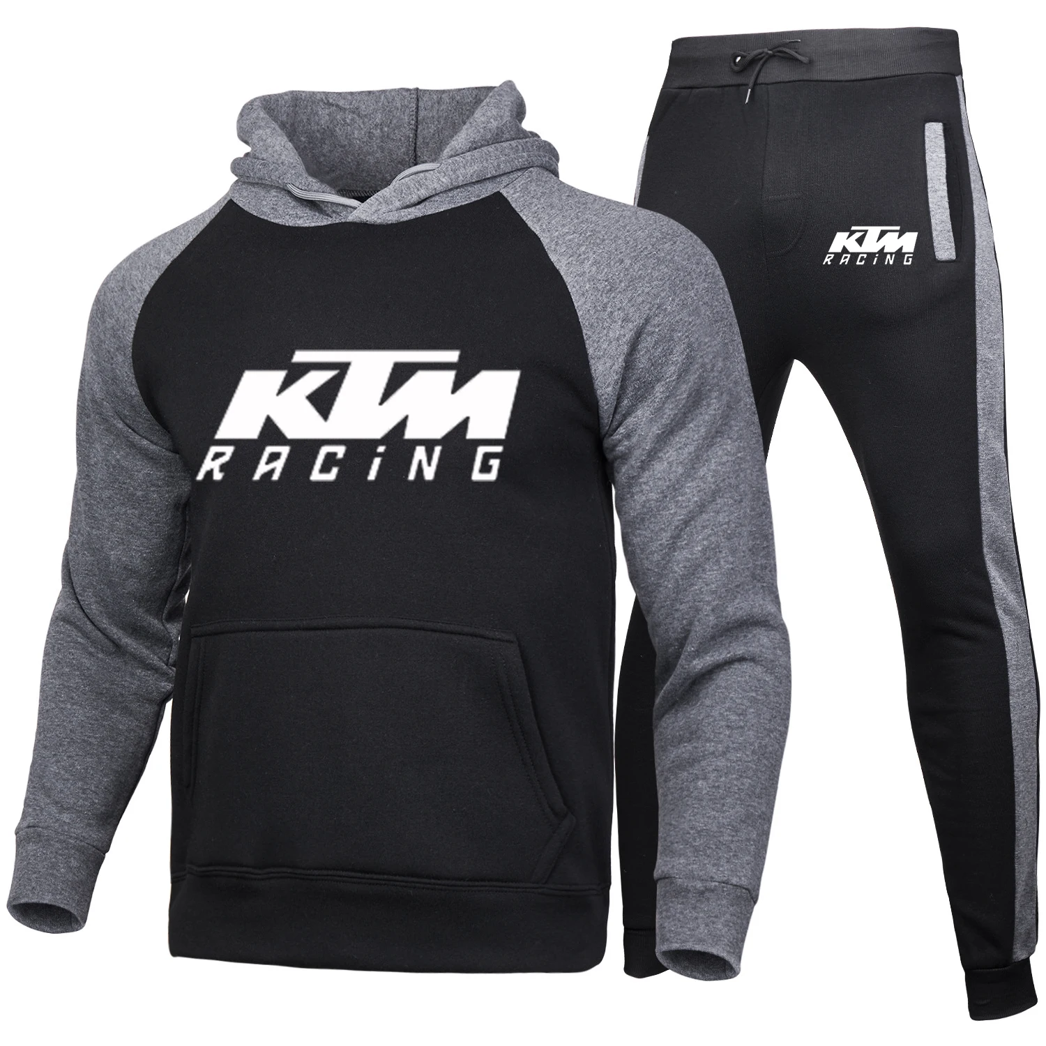 

2021Brand Men's Racing Suit KTM Sportswear for Men Cotton Running Wear Quick-dry Large Size Men's Sportswear Fitness Jogging Gym