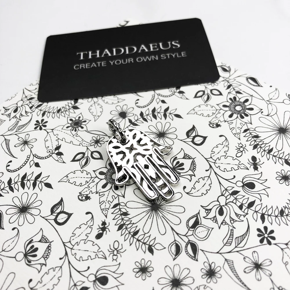 Подвеска рука Фатимы ювелирные украшения из серебра 2019 пробы в европейском стиле