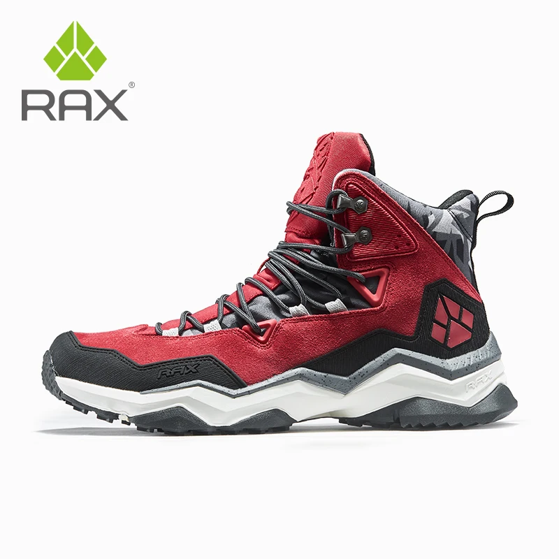 Rax Waterproof Hiking Boots Men Sports Sneakers Leather Trekking Boots Waterproof Hiking Shoes Men Tactical Combat Boots