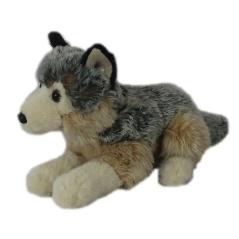 

20 см Canis Lupus Baileyi, имитация животного, собака, плюшевая кукла, Детская Подарочная игрушка