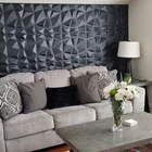 3d-наклейка на стену с ромбовидным узором, 30 х30 см