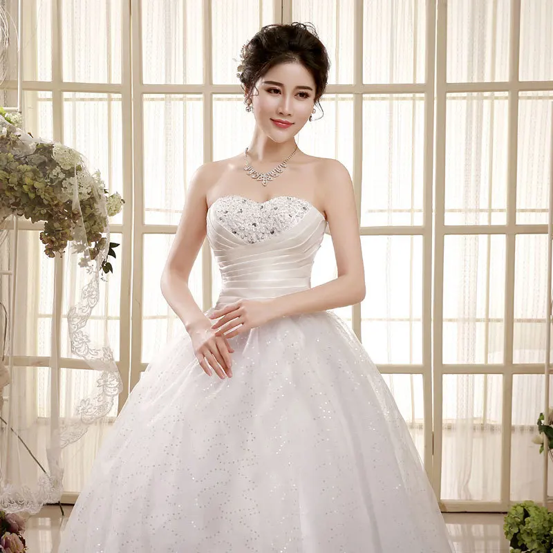 Factory Direct Studio Wedding Dress Korean Style Strap Strapless Bra Cross-Border Slimming Wholesale Price |