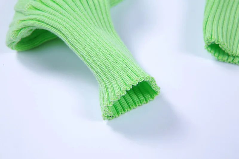 Сексуальный глубокий v образный вырез трикотажная рубашка Женский ребристый