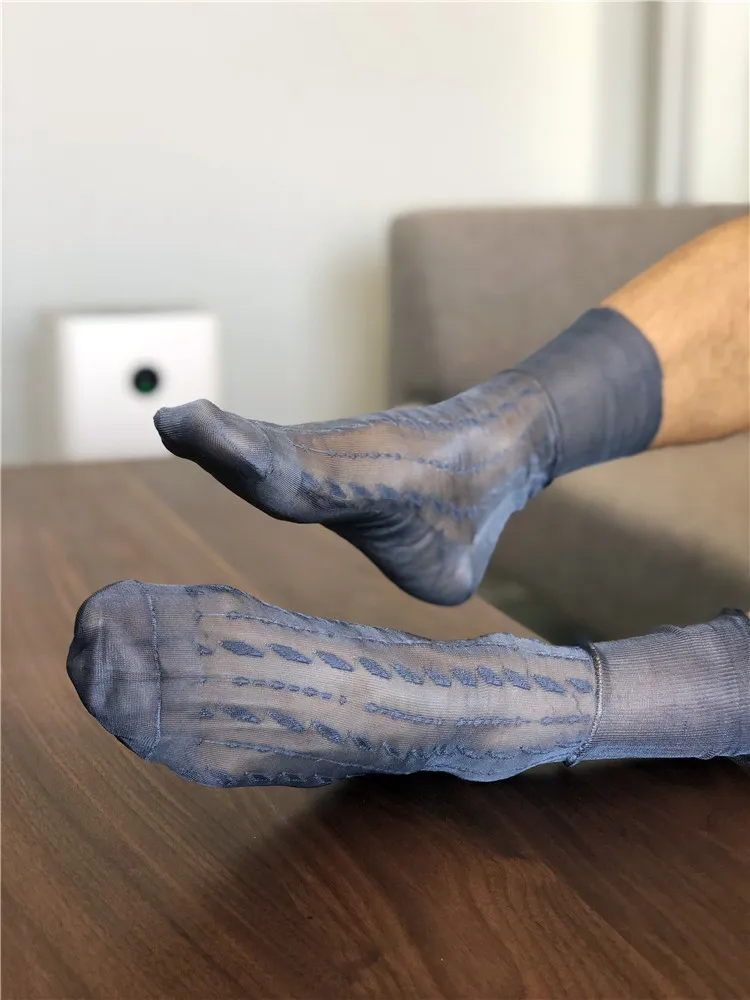 Носки без пятки нарядные носки подарки для мужчин прозрачные экзотическая