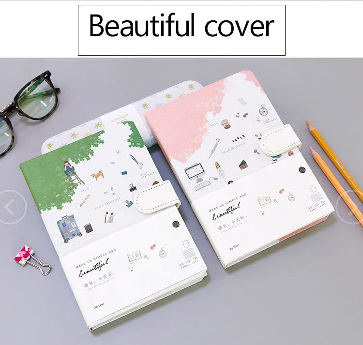 Милый блокнот для путешественников, Kawaii ежедневник, ежедневник,, Filofax, еженедельный ежедневный блокнот для путешественников с цветными страницами, канцелярские принадлежности