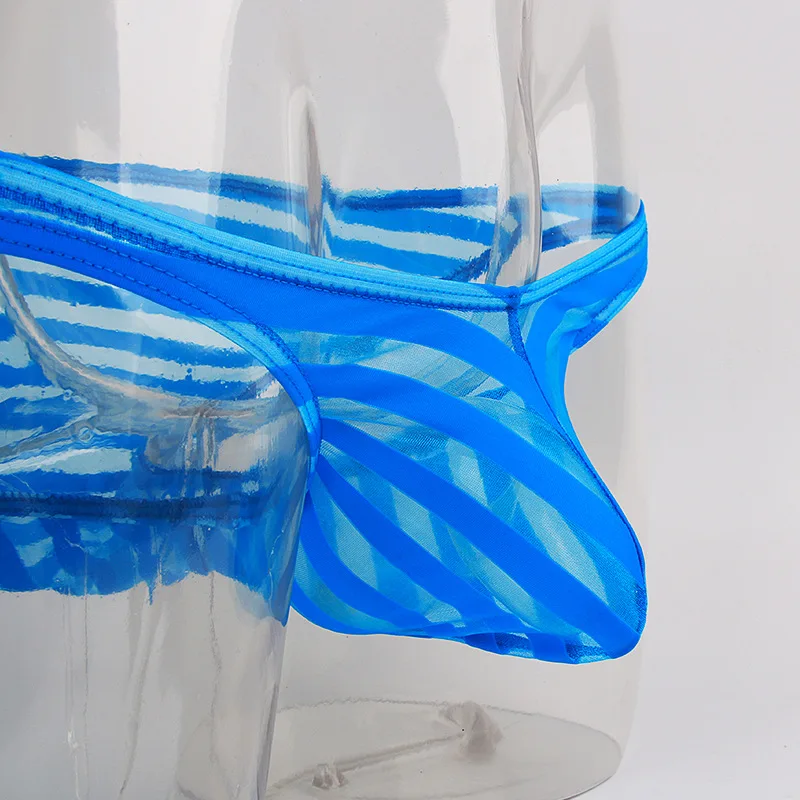 Мужские сетчатые трусы IYUNYI прозрачное Сетчатое нижнее белье прозрачные