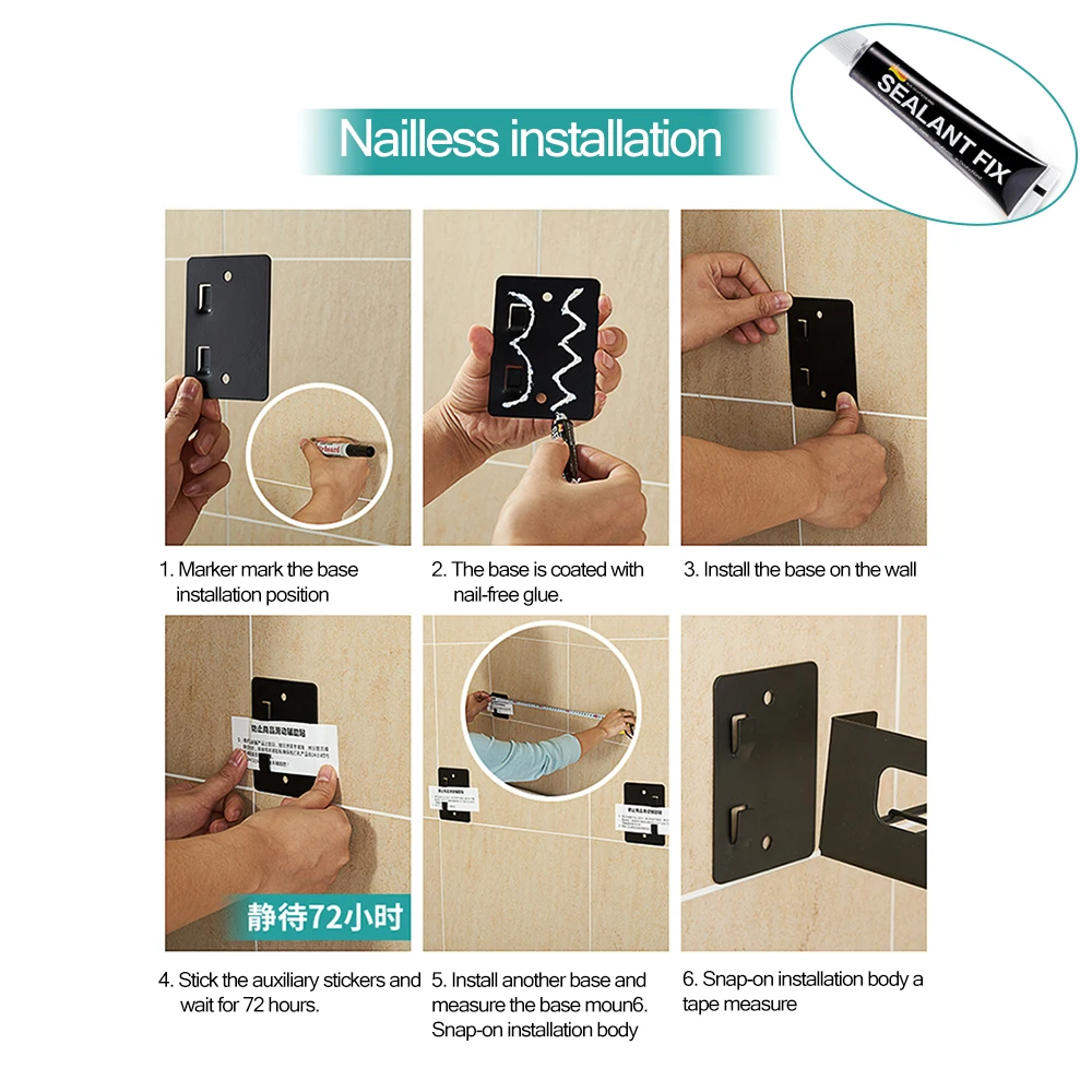 Для крепления на Ванная комната полка для хранения стене стеллаж Кухня приправа