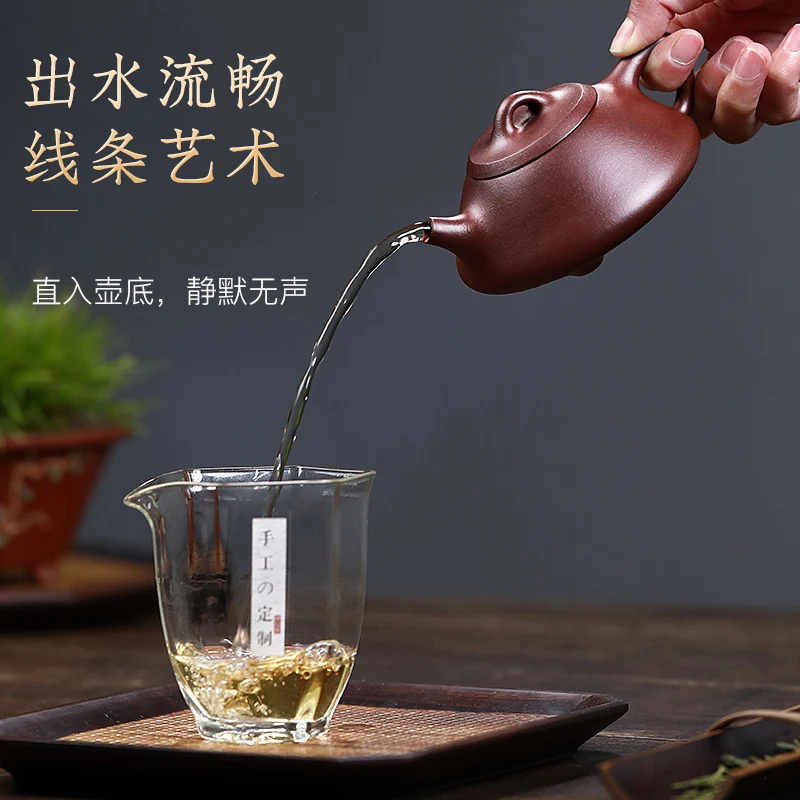 

masters are recommended pure manual household kung fu tea pot undressed ore bottom groove dongpo stone gourd ladle