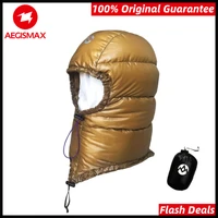 aegismax 95 white goose down hat outdoor ultra light for envelope sleeping bag camping hiking keep warm winter running nature