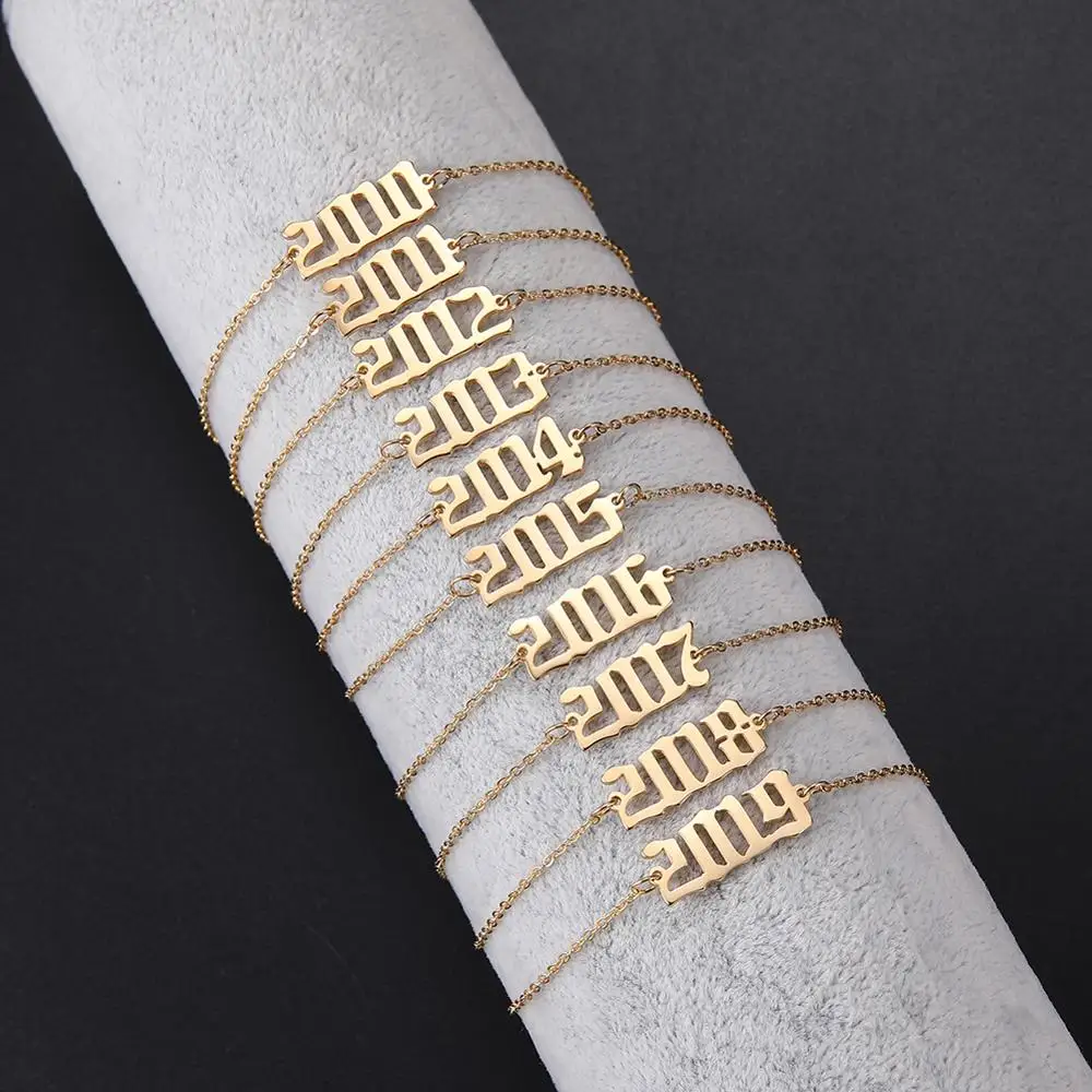 Женский браслет на ногу Lemegeton персонализированный из нержавеющей стали с именем