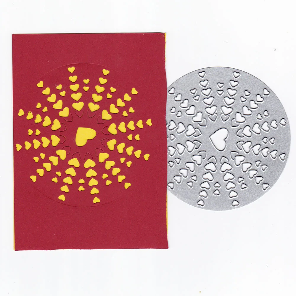 Heart Flower Doily Die Cuts New 2019 Metal Cutting Dies for DIY Scrapbooking Card Decor Embossing Stencils Troqueles Craft dies | Дом и сад