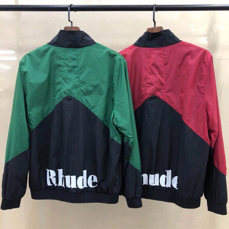 RHUDE куртка мужская 1:1 лучшее качество MA 1 бомбер пальто летная сила пилот Модная
