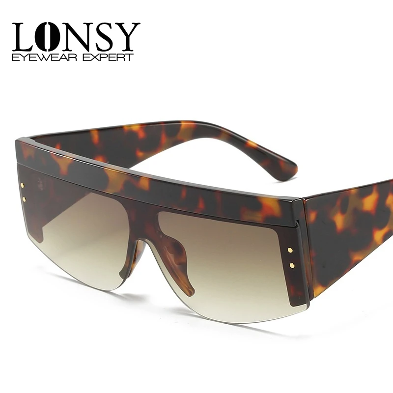 

Солнцезащитные очки LONSY женские/мужские, квадратные, винтажные, с защитой UV400