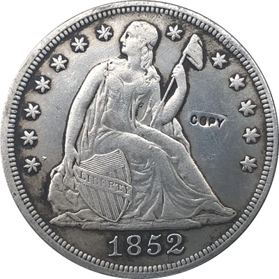 

Копия монеты На 1852 человек