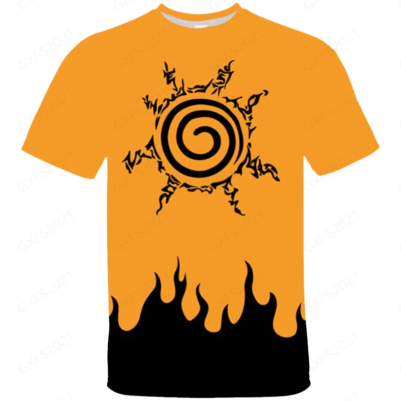 

Fashion Trend 3D T-Shirt Summer Men's Animation Series Uzumaki -Naruto High Quality Oversized T-Shirt Street Party Essential