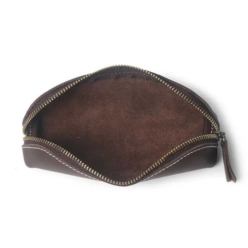 Винтажный чехол для карандашей из натуральной кожи ручной работы в стиле ретро