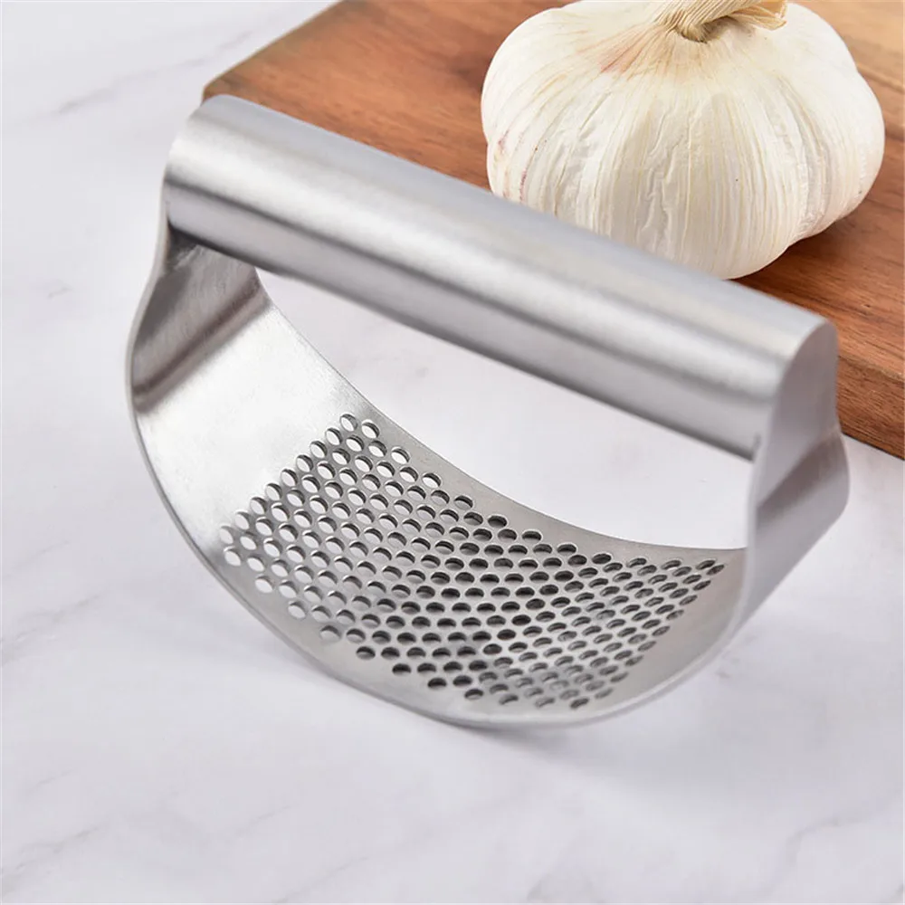 Garlic Press Rocker Stainless Steel Mincer Crusher Peeler Ginger Chopper Squeezer | Дом и сад