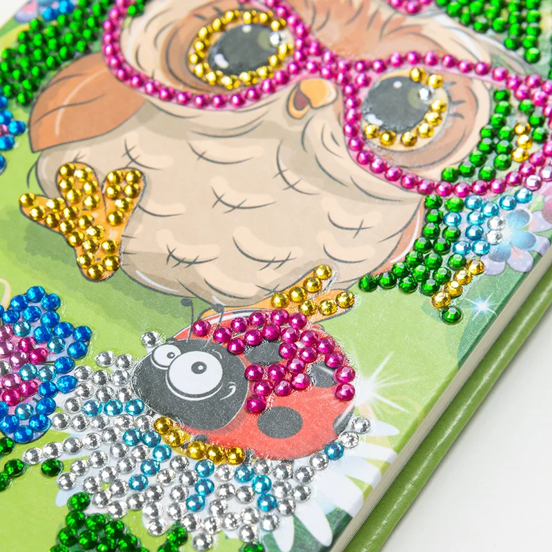 DIY Сова Единорог в форме алмазной живописи блокнот Закладка для скетчей