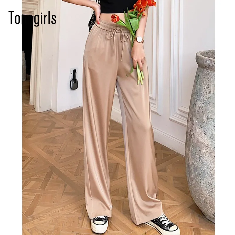 

Брюки Tonngirls Женские повседневные, свободные винтажные штаны, уличная одежда, офисные штаны с завышенной талией в стиле Харадзюку, летние