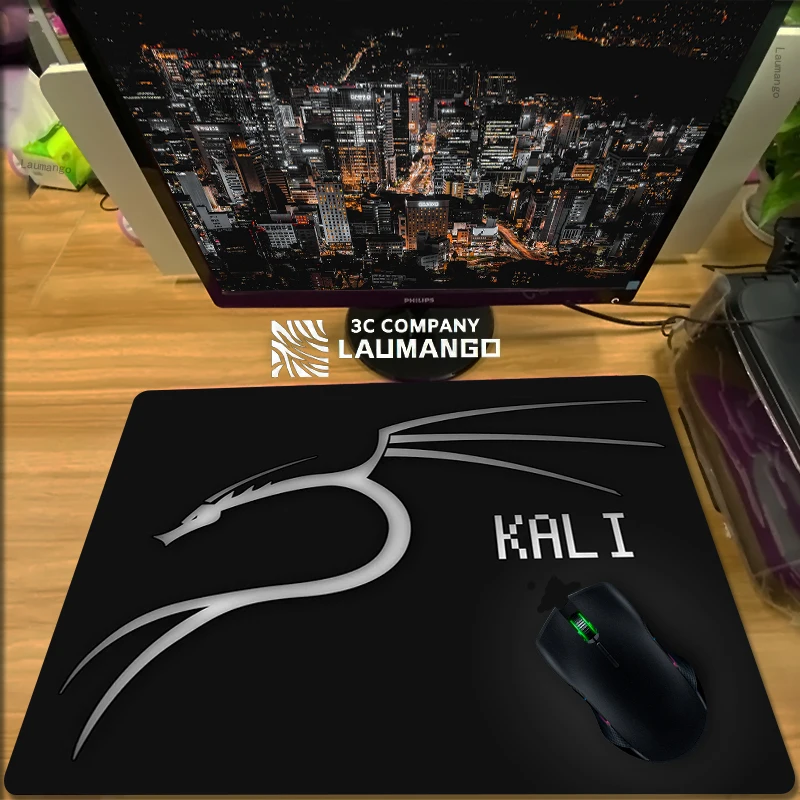 

Kali Linux Gaming Mousepad Gamer Carpet Hot Pad Mouse Rubber Mat Table Computer Accessories Valorant Mausepad Varmilo Mats Pc