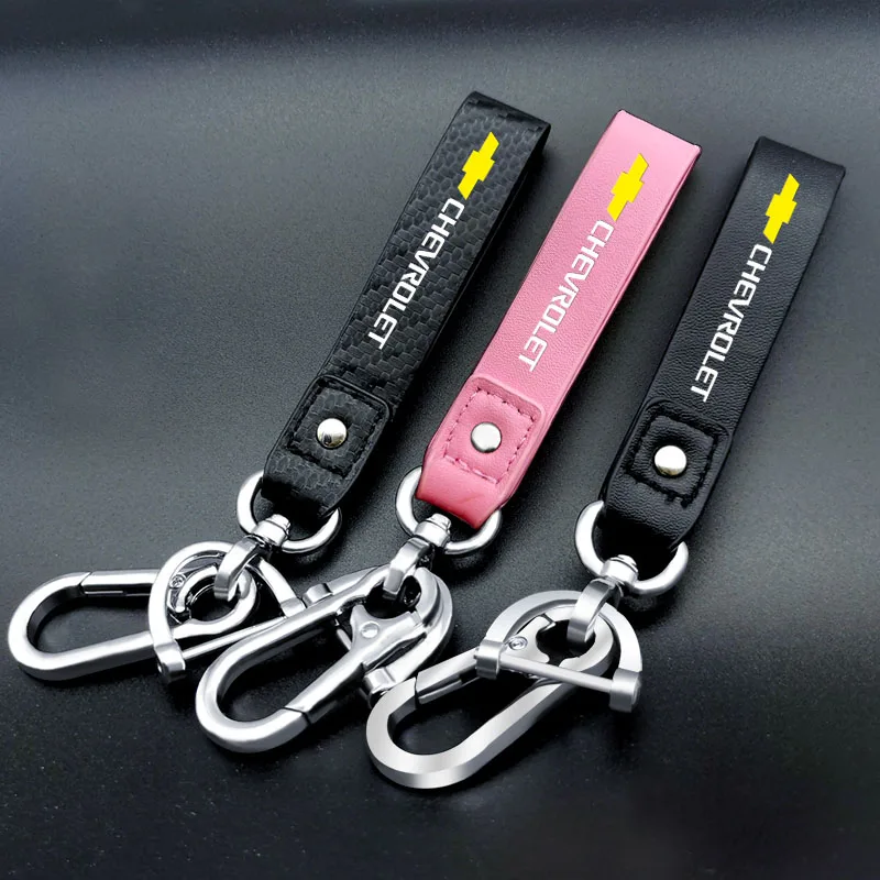 

1pcs Car Keychain Fiber Keyring For Chevrolets Cruze Sail Onix Corsa Aveo Captiva Sonic Spark S10 Tracker Trax Colorado Malibu