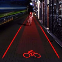 laser and led rear bike bicycle tail light beam safety warning red lamp cycling light luz bicicleta luces bicycle accessories