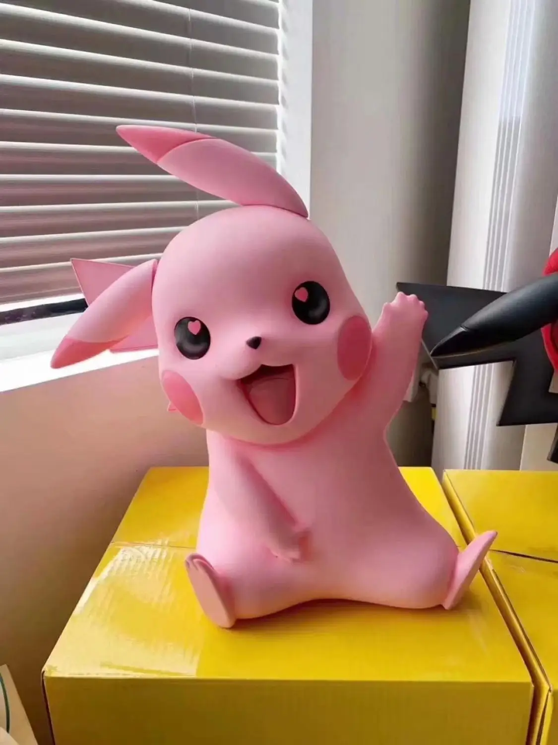 

Pokemon 40Cm Pink Pkq 1/1 Anime Figures Pvc Model Limited Creative Doll Ornaments Puppets Peripherals Christmas Gift Toys Boxed