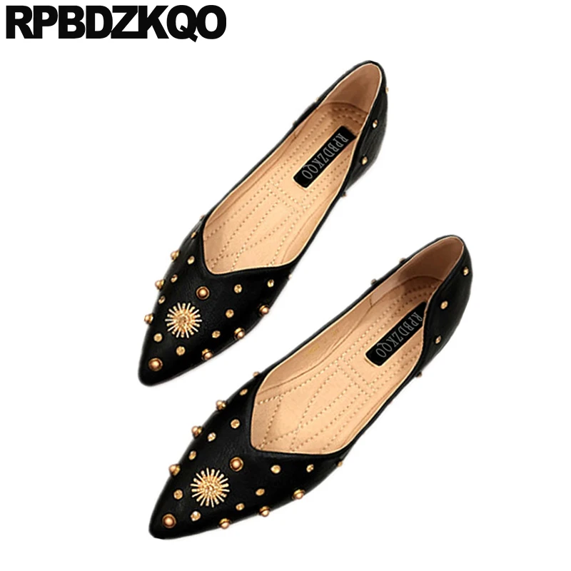 Черные женские модельные туфли с острым носком напрямую от производителя