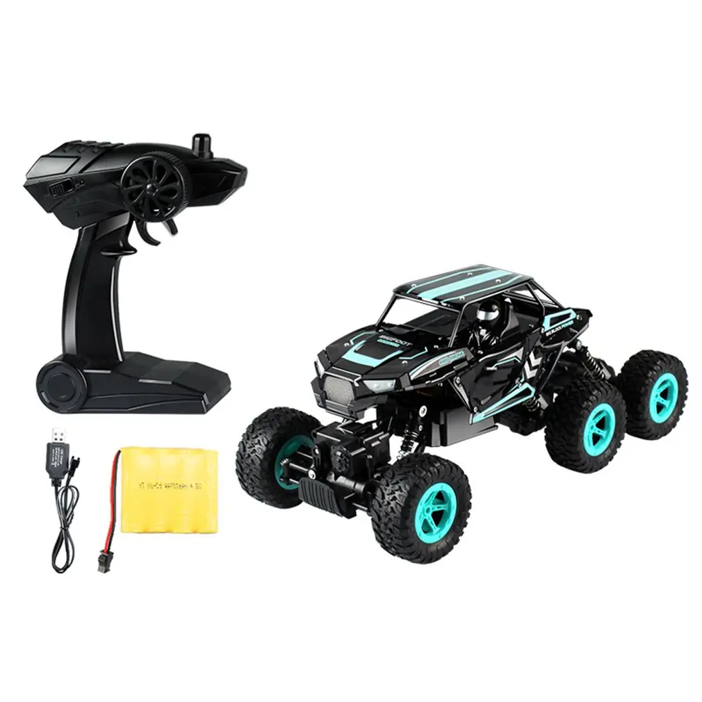 

OCDAY D819 1/14 2.4GHz RC Rock Crawler 6-wheel Drive High Speed Racing Car Buggy Climbing Off-Road Car Truck Toy for Children