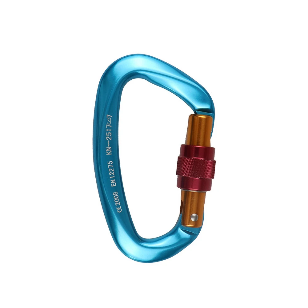 

Outdoor Rock Climbing Security Safety Buckle Carabiner Hook Master Lock 25KN