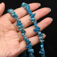 2021 best selling natural semi precious stone blue phosphorous bead for making diy exquisite handicrafts size 5 8mm length 40 cm