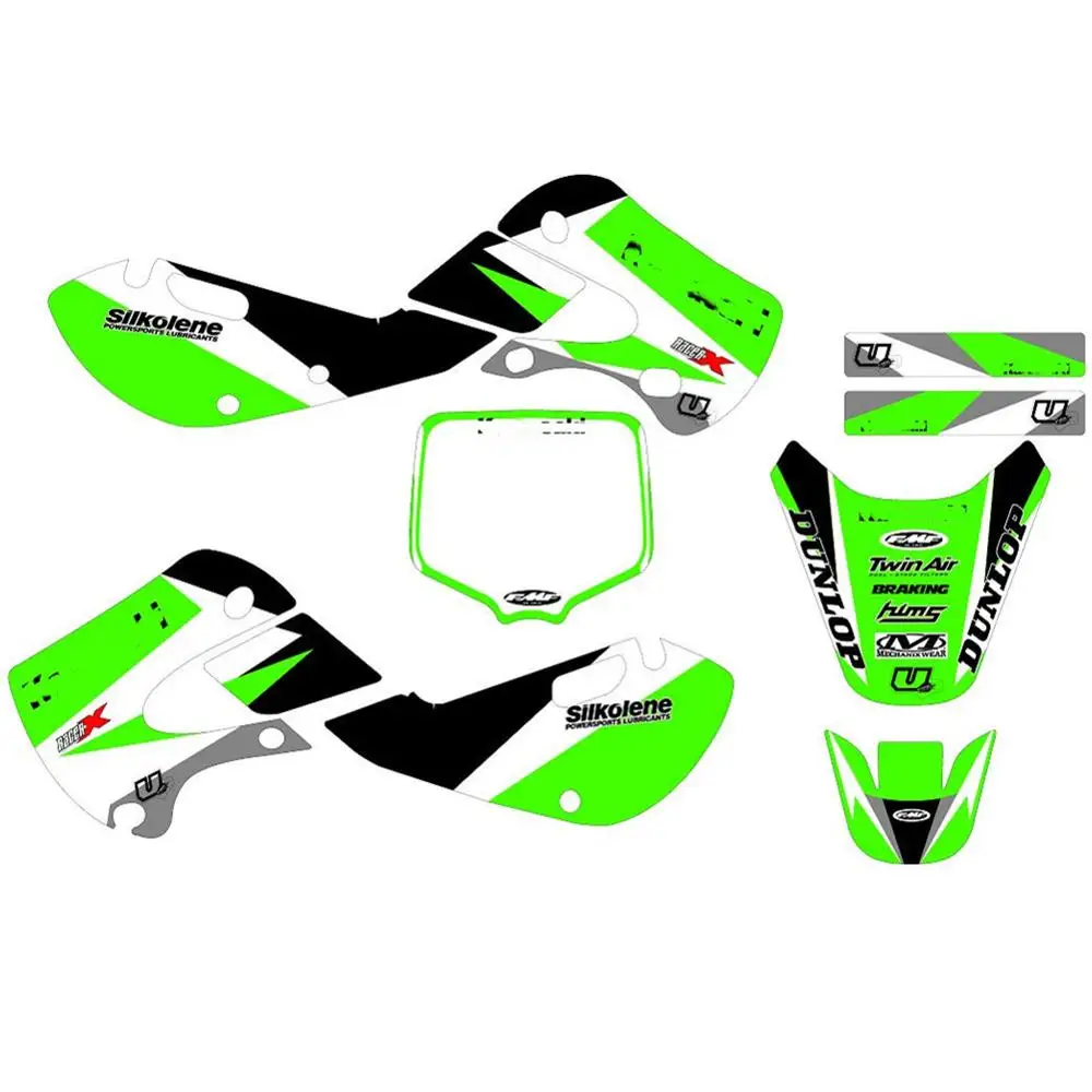 Наклейки для мотокросса 3 м графические Фоновые наклейки Kawasaki KLX110 2000 2001 2002 2003 2004