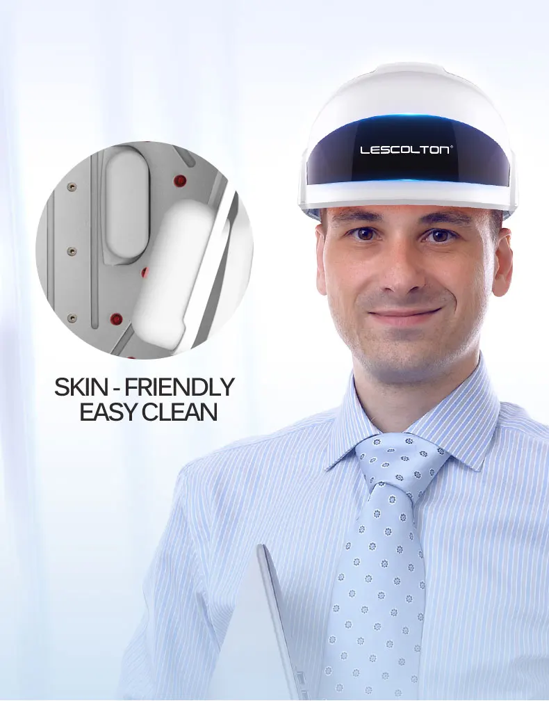 Lescolton Laser Therapy Hair Growth Helmet Product Treat Thin Infrared Restore Thickness Anti Loss Cap | Бытовая техника