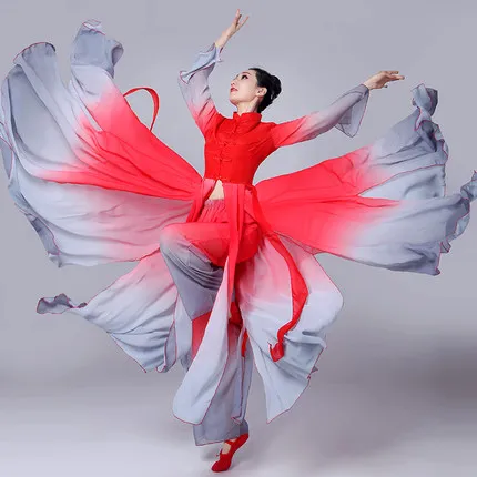 

Костюмы для народных танцев в китайском стиле, новинка, костюм ханьфу, высококачественные женские классические танцевальные костюмы для вз...