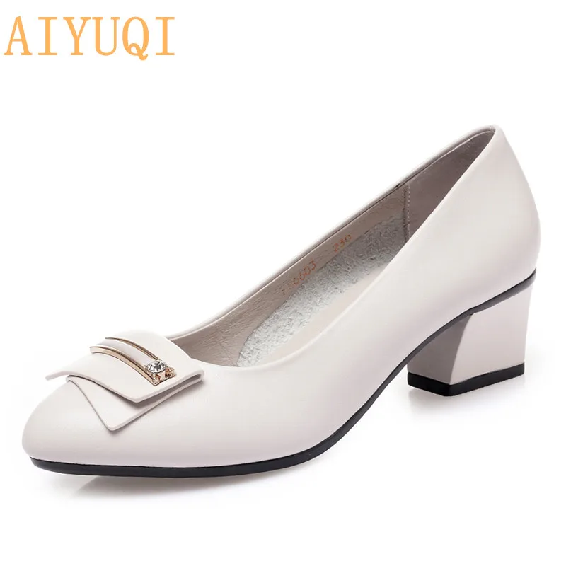 Новинка 2021 года Сезон осень Женская обувь Модная женская среднего возраста