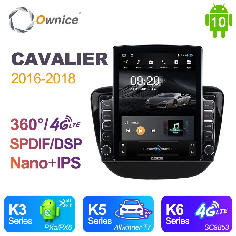 

Автомагнитола Ownice 2DIN, Android 10,0, с GPS-навигацией, DSP, 4G, LTE, 8 ядер, для Chevrolet Cavalier 2016 - 2018