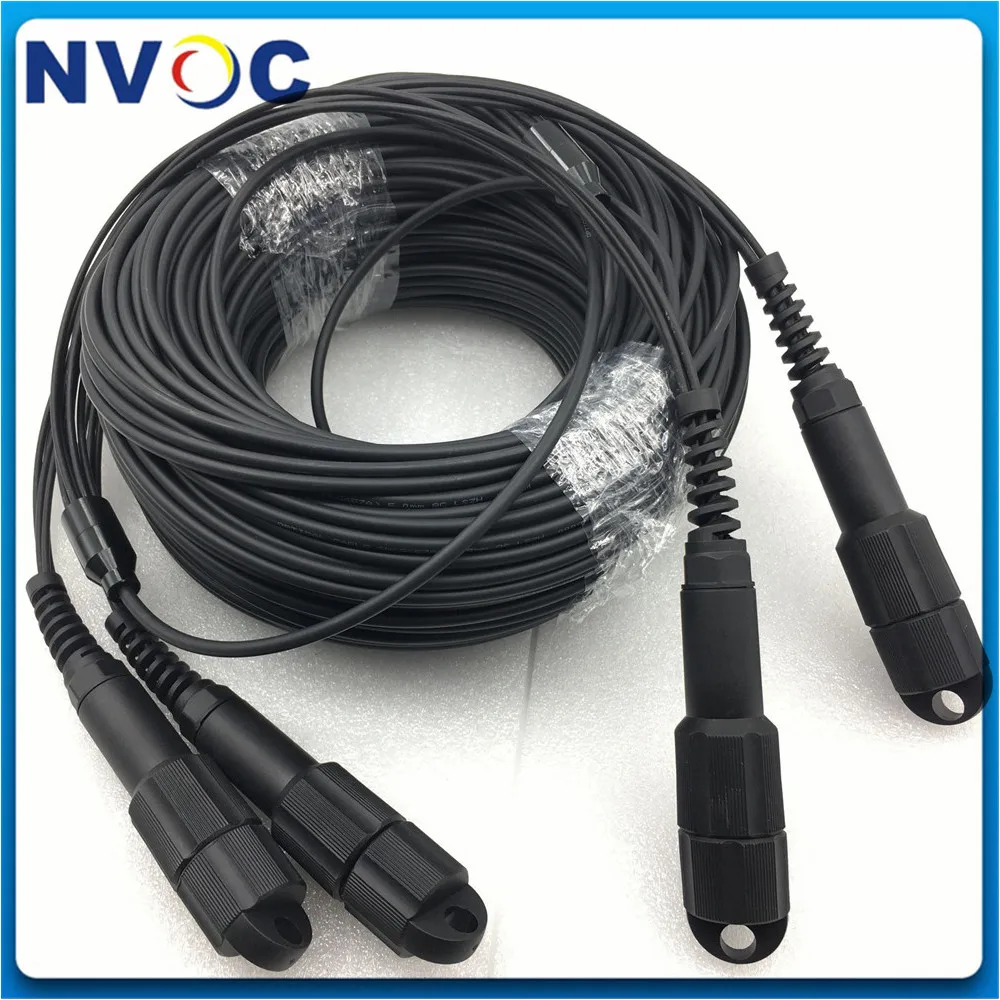 100 м 150 200 6C SM LC LC/ST/FC/ST бронированный кабель волоконный патч корд 6 ядер Открытый