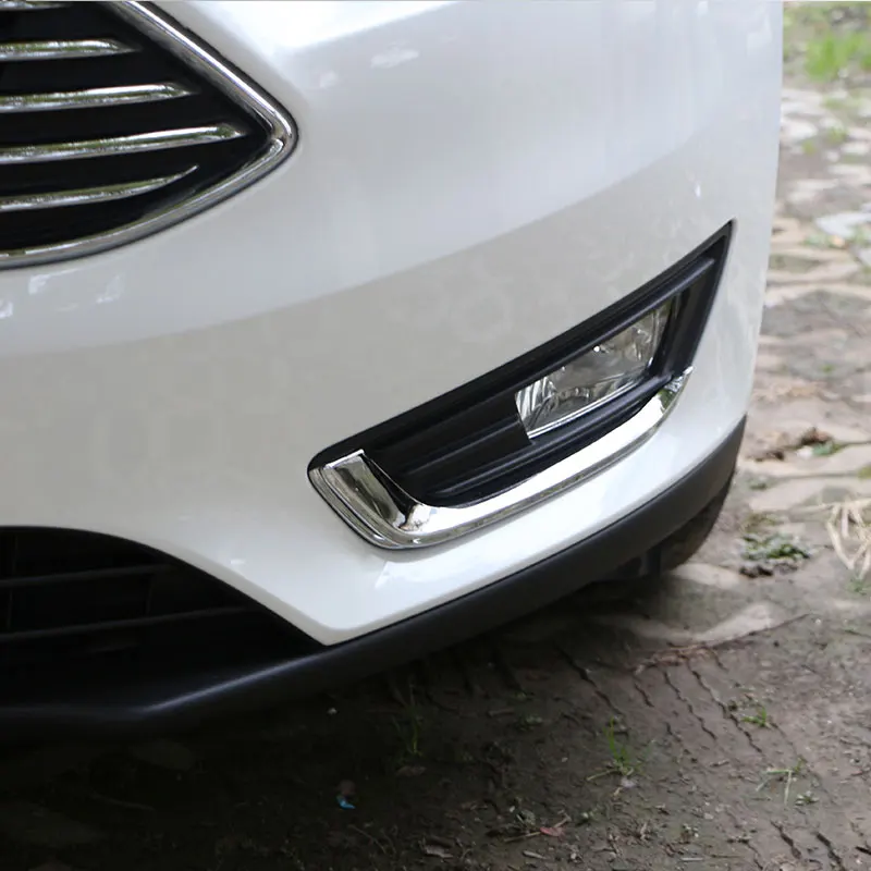 1 пара автомобильных хромированных передних противотуманных фар декоративная