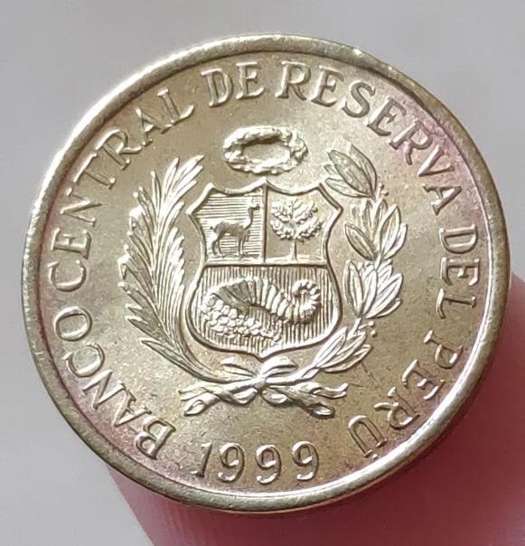 15 5 мм Перу 100% настоящая памятная монета оригинальная коллекция | Дом и сад