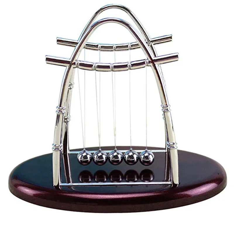 

Sail Shape Swing Ball Oval Newton Billiard Ball Touch Ball Creative Home Decoration Craft Gift Ornaments